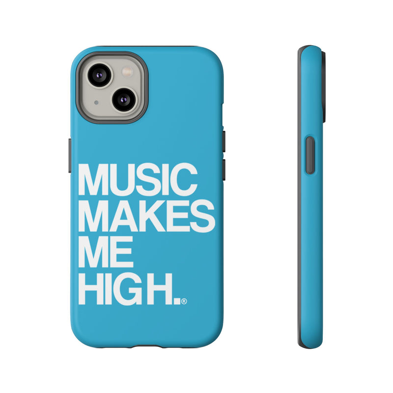 MMMH Classic Phone Case: Turquoise | White