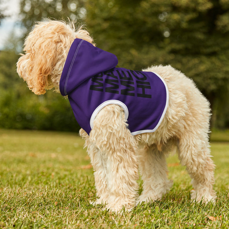 MMMH Pet Hoodie: Purple | Black