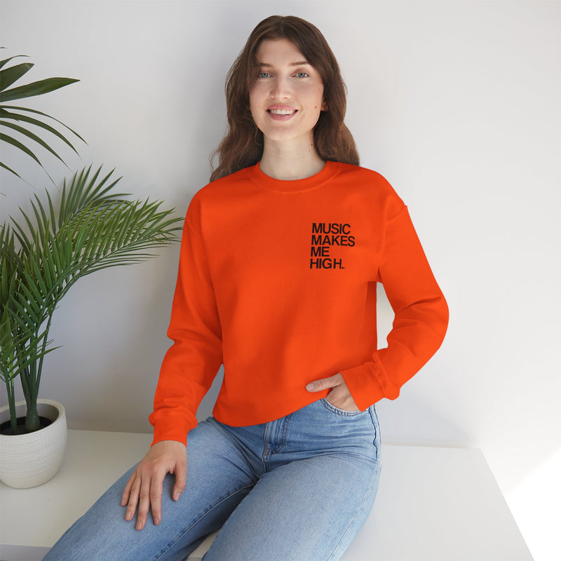 MMMH Unisex Sweatshirt: Orange | Black Lettering