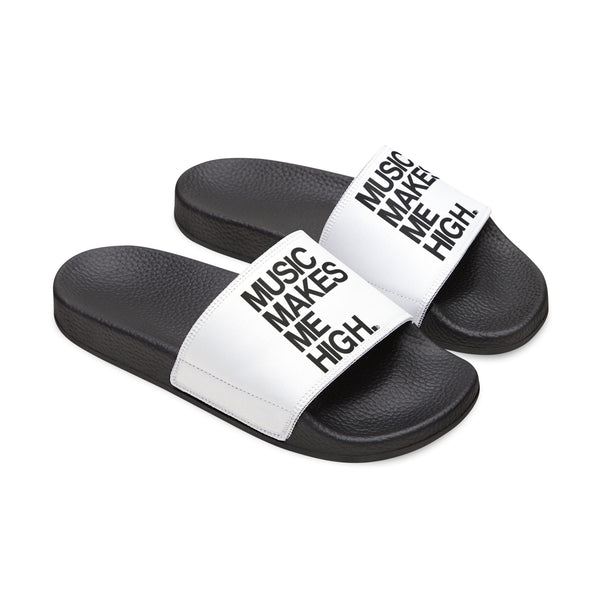 MMMH Unisex Sandals: White/Black | Black