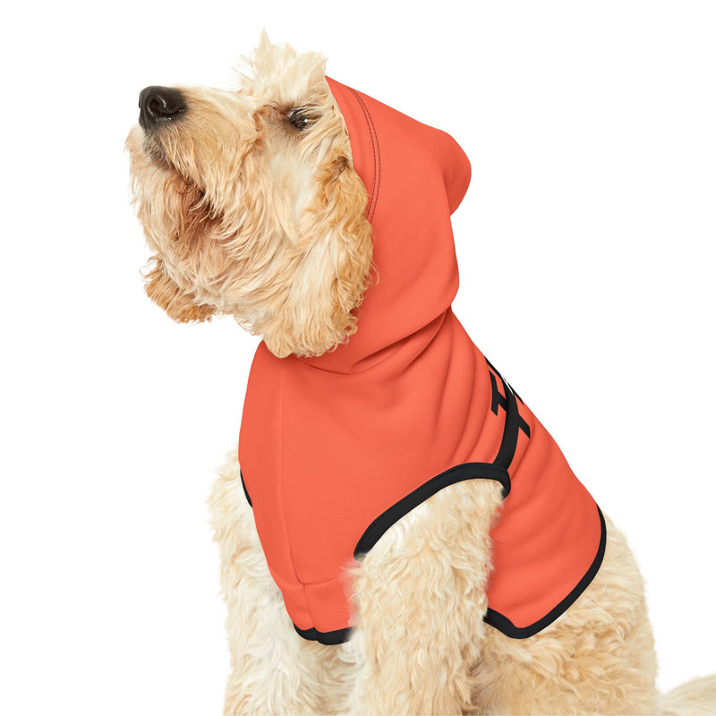 IJTT Pet Hoodie: AT Strike Black | Coral