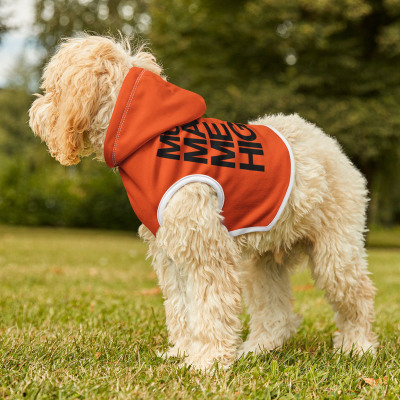 MMMH Pet Hoodie: Orange | Black