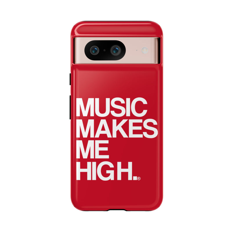 MMMH Classic Phone Case: Dark Red | White