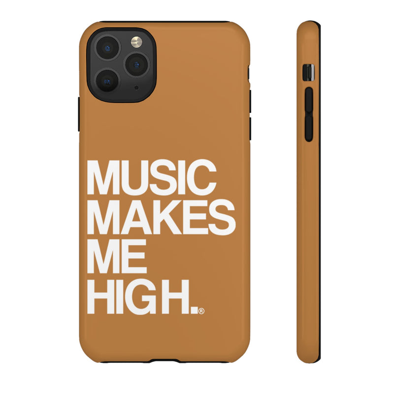 MMMH Classic Phone Case: Light Brown | White