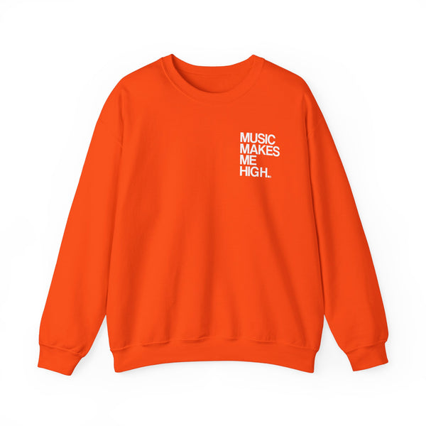 MMMH Unisex Sweatshirt: Orange | White Lettering