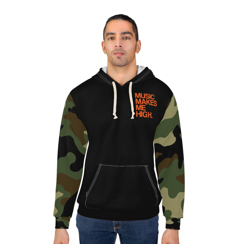 MMMH Unisex Hoodie: Camo/Black | Orange