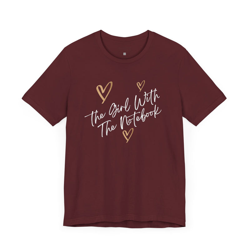 TGWTN Unisex T-Shirt: Brown/White | Maroon