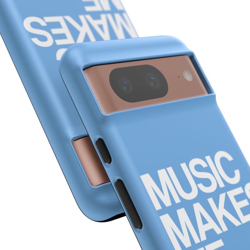 MMMH Classic Phone Case: Light Blue | White