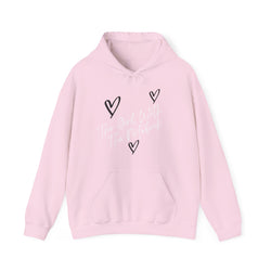 TGWTN Unisex Hoodie: Black/White | Light Pink