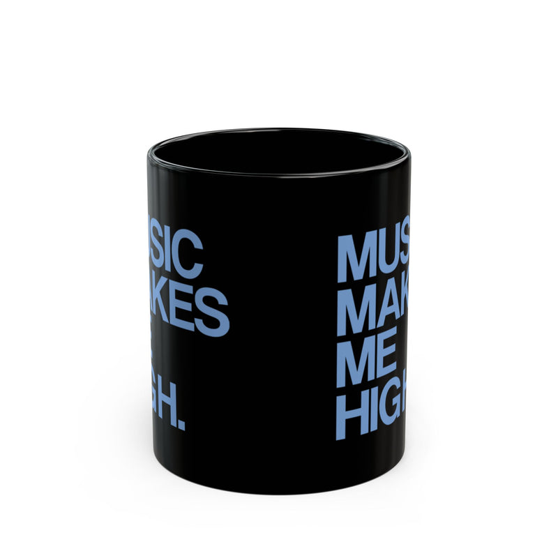 MMMH Black Mug: Carolina Blue