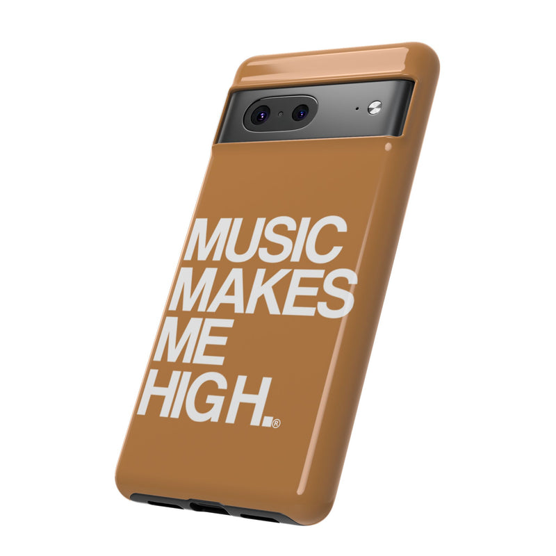 MMMH Classic Phone Case: Light Brown | White