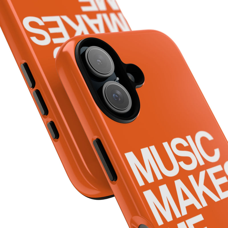 MMMH Classic Phone Case: Orange | White