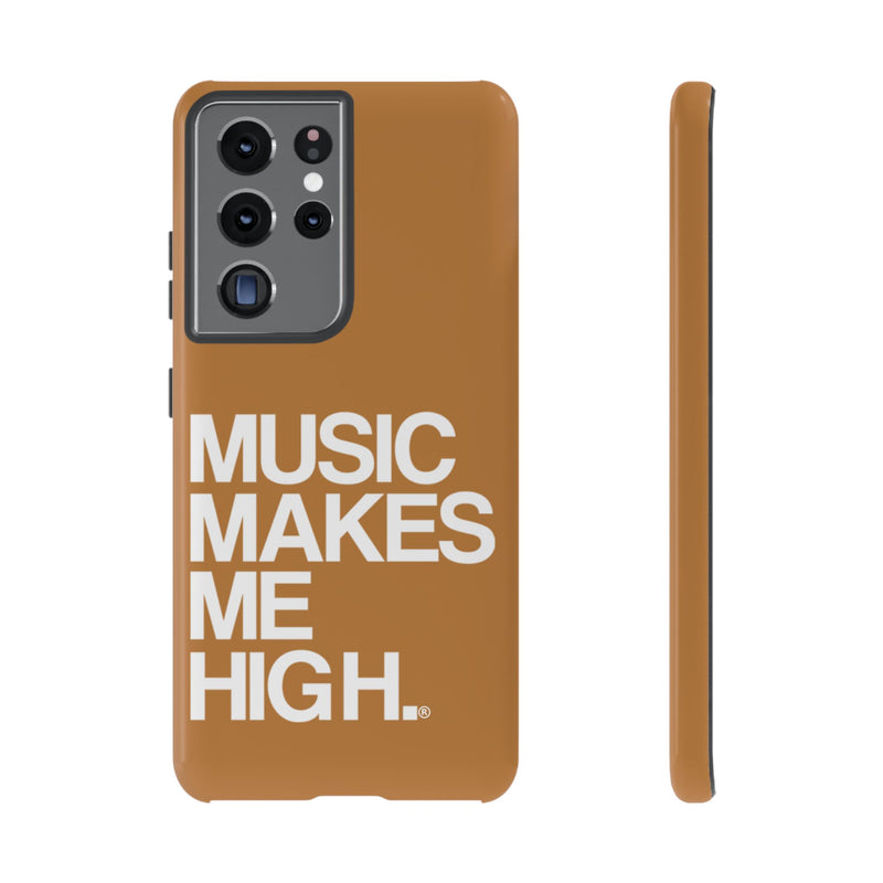 MMMH Classic Phone Case: Light Brown | White