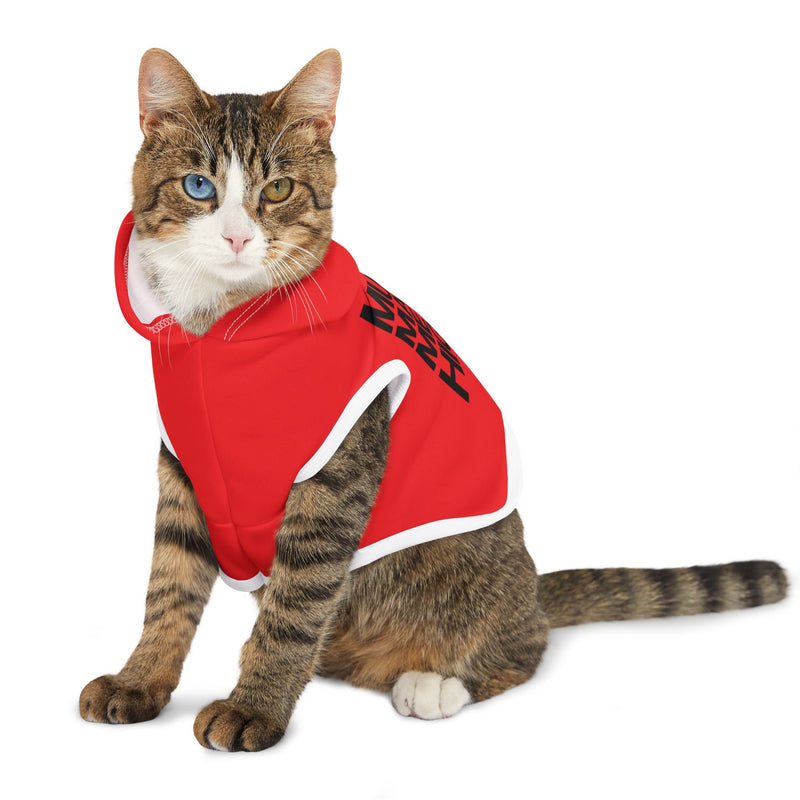 MMMH Pet Hoodie: Red | Black