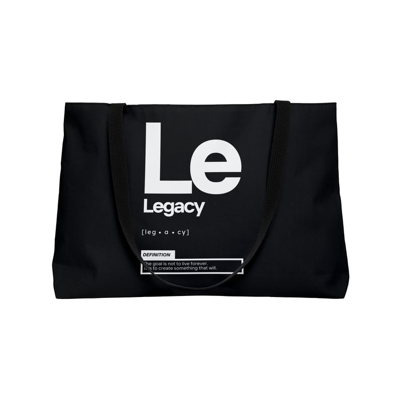 NOVL Weekender Bag (Black Handle): Legacy Black | White