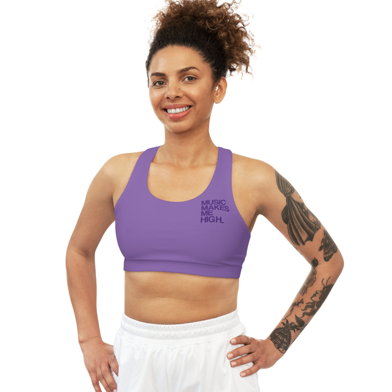 MMMH Sports Bra: Light Purple | Purple