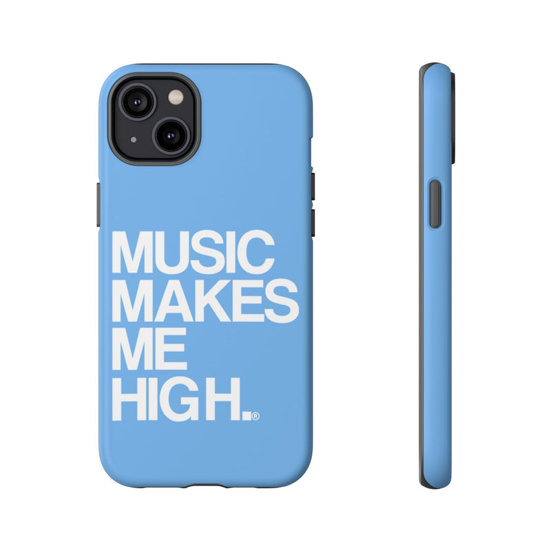 MMMH Classic Phone Case: Light Blue | White