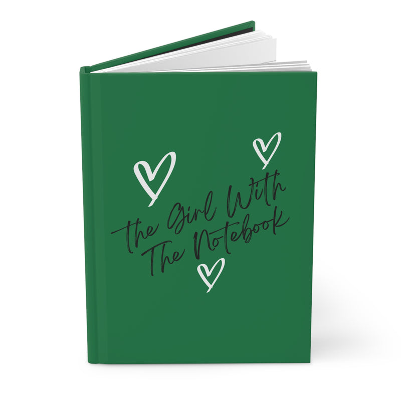 TGWTN Hardcover Journal: White/Black | Green