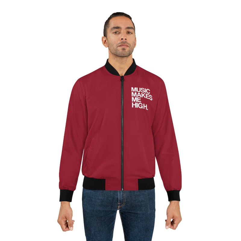 MMMH Bomber Jacket: Crimson Tide Red | White