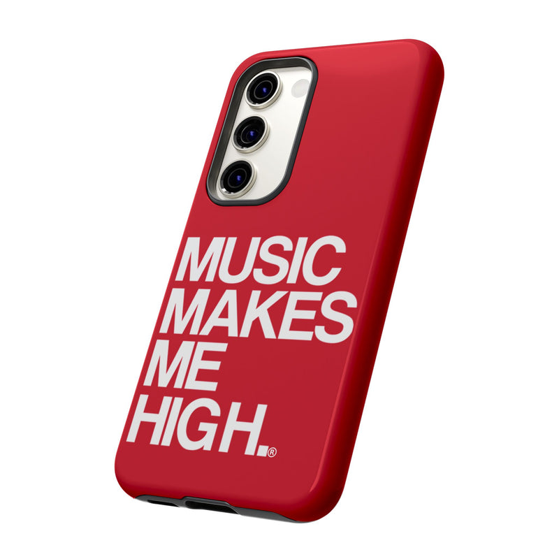 MMMH Classic Phone Case: Dark Red | White