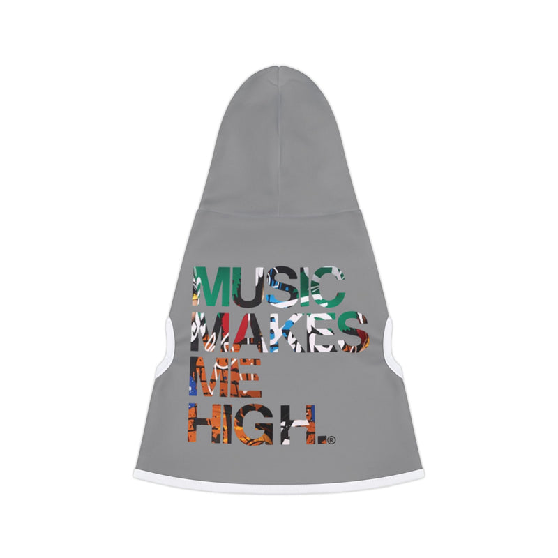 MMMH Pet Hoodie: Grey | Graffiti