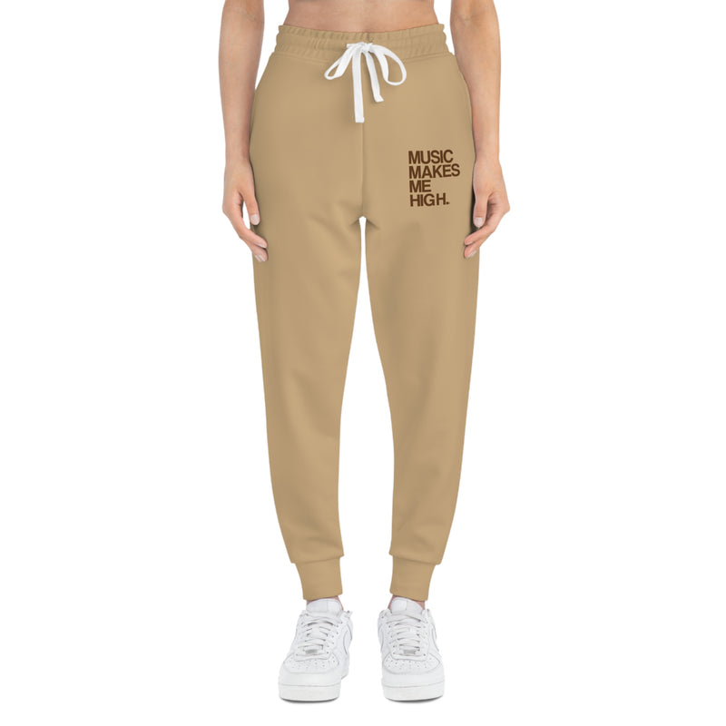 MMMH Unisex Joggers: Tan | Brown