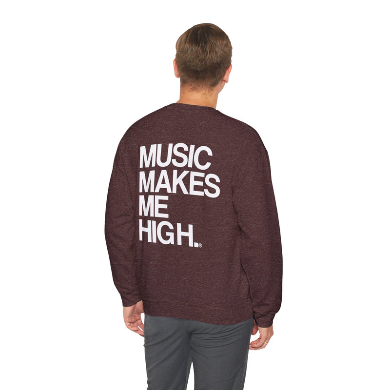 MMMH Unisex Sweatshirt: Heather Sport Dark Maroon | White Lettering