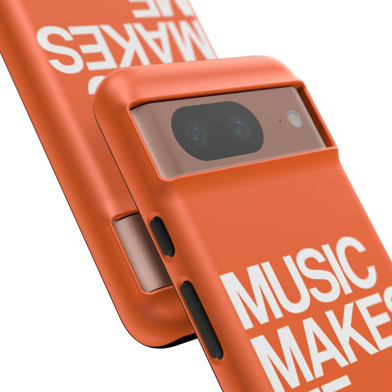 MMMH Classic Phone Case: Orange | White