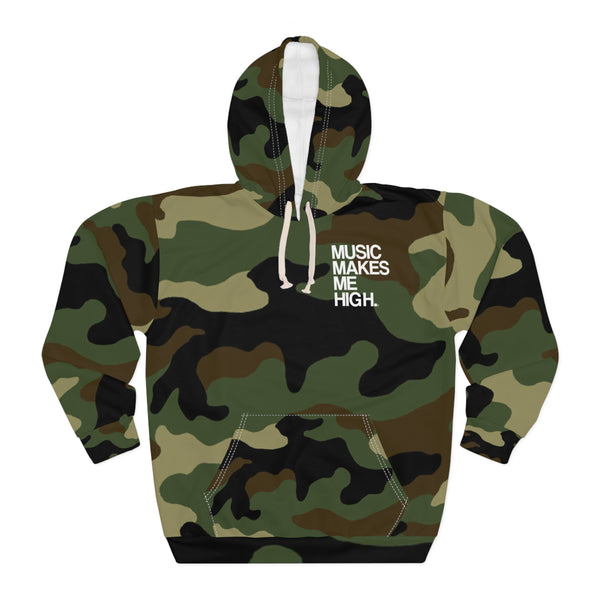 MMMH Unisex Hoodie: Camo | White