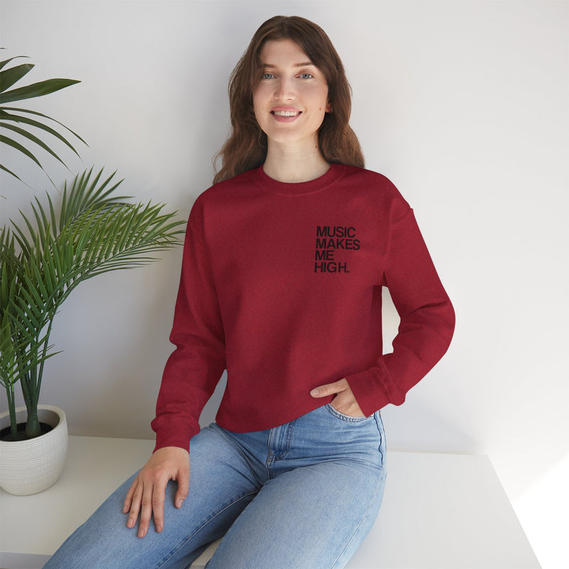 MMMH Unisex Sweatshirt: Antique Cherry Red  | Black Lettering