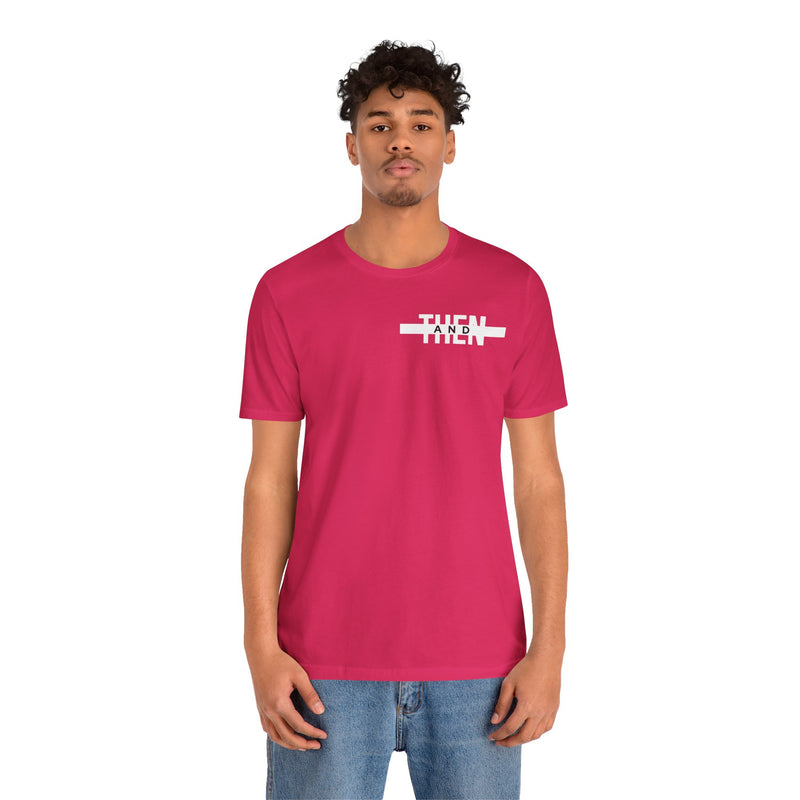 IJTT Unisex T-Shirt: AT Strike White | Fuchsia