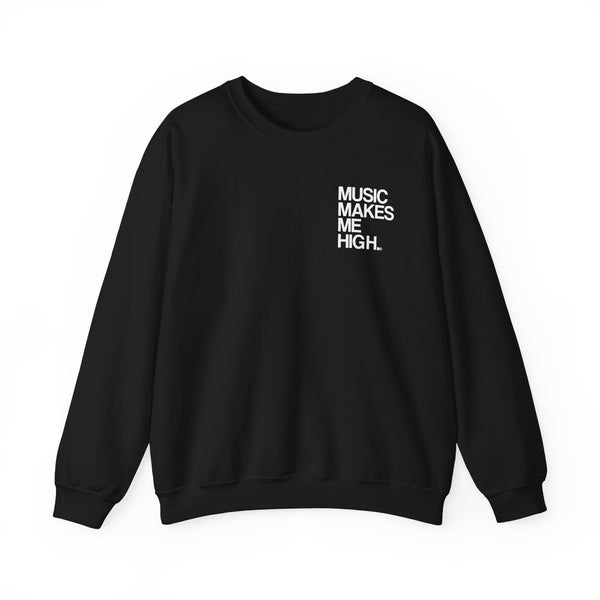 MMMH Unisex Sweatshirt: Black | White Lettering