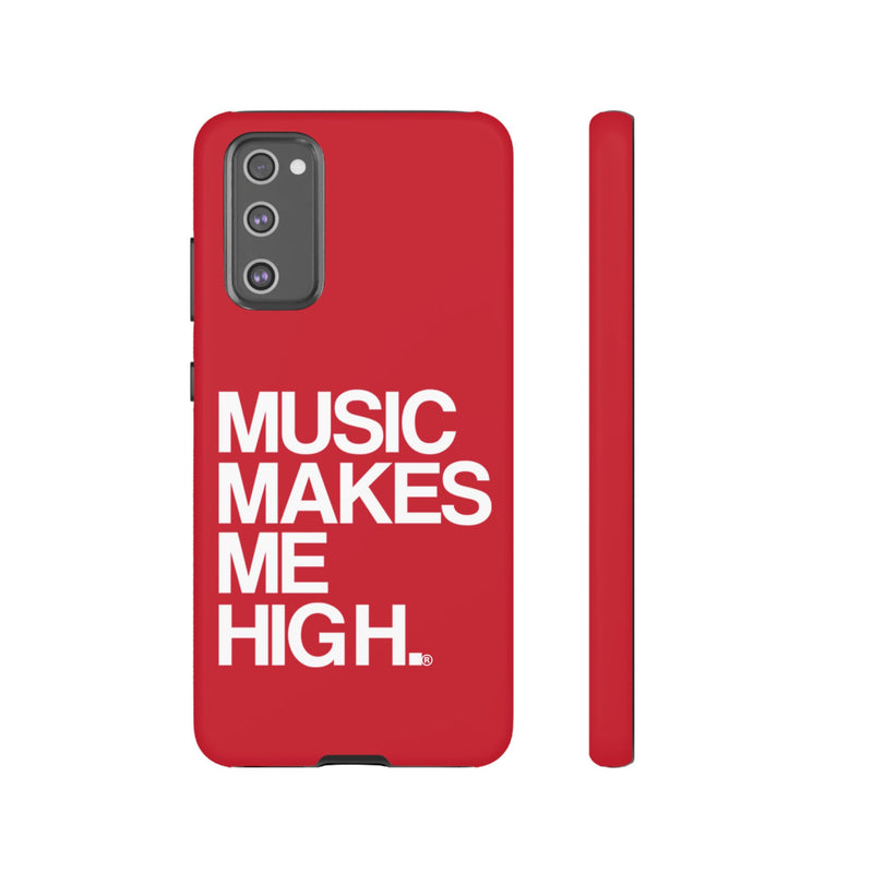 MMMH Classic Phone Case: Dark Red | White