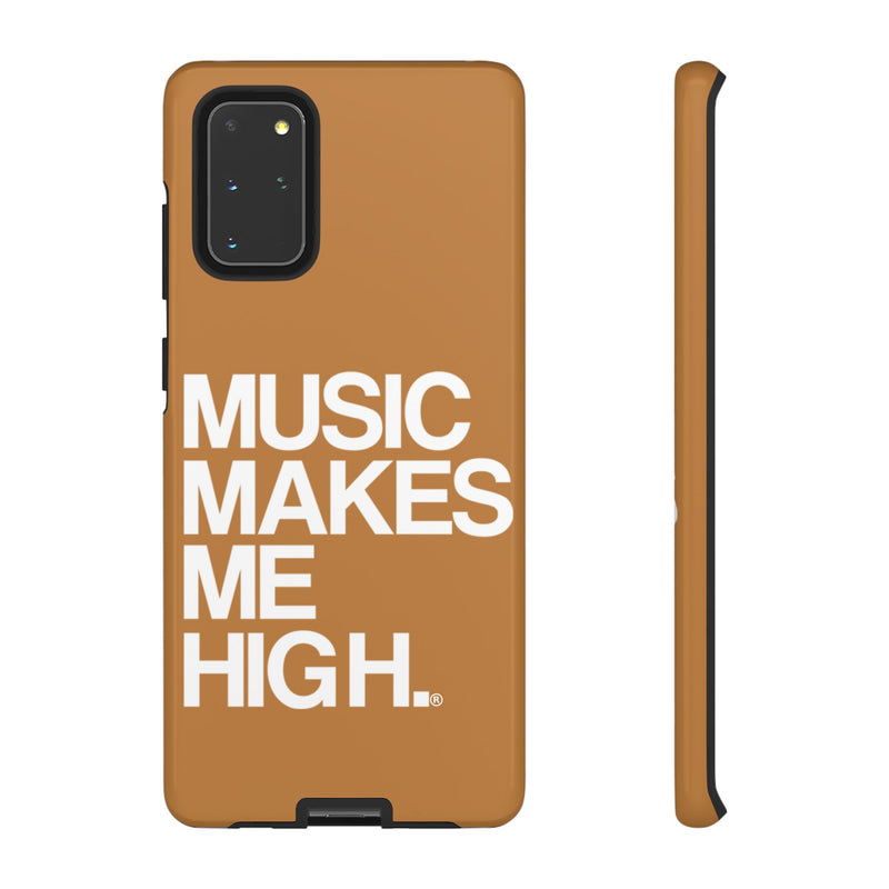 MMMH Classic Phone Case: Light Brown | White