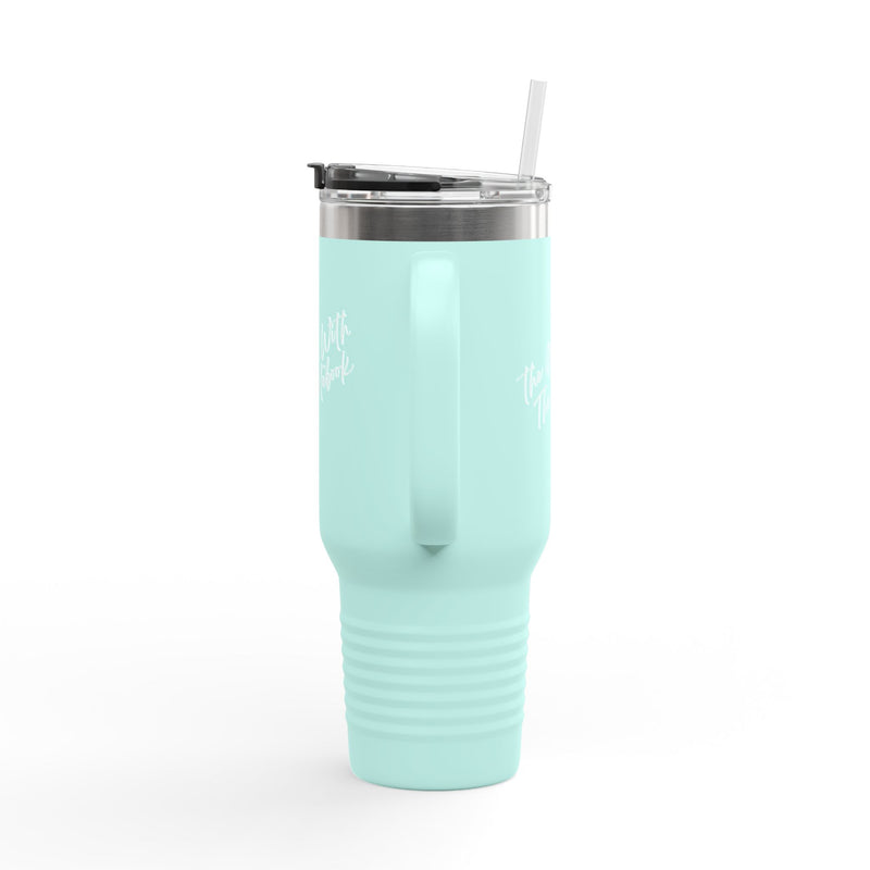 TGWTN Insulated Mug: White | Teal