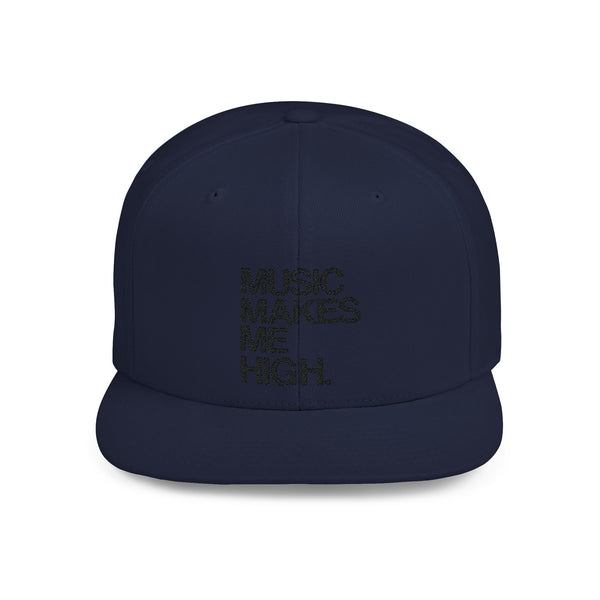 MMMH Classic Snapback: Navy_Black Lettering