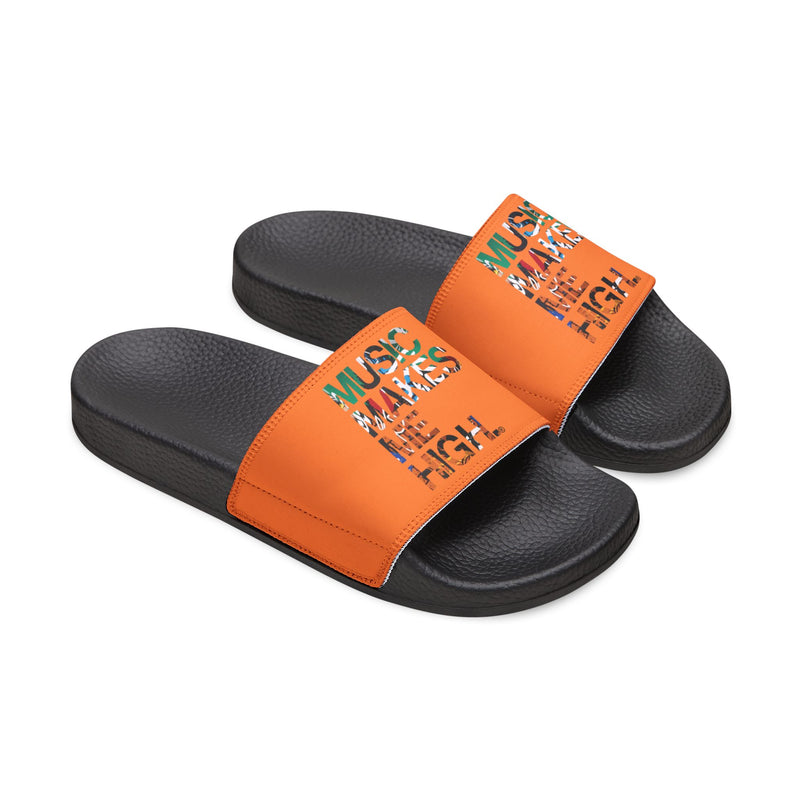 MMMH Unisex Slides: Crusta/Black | Graffiti