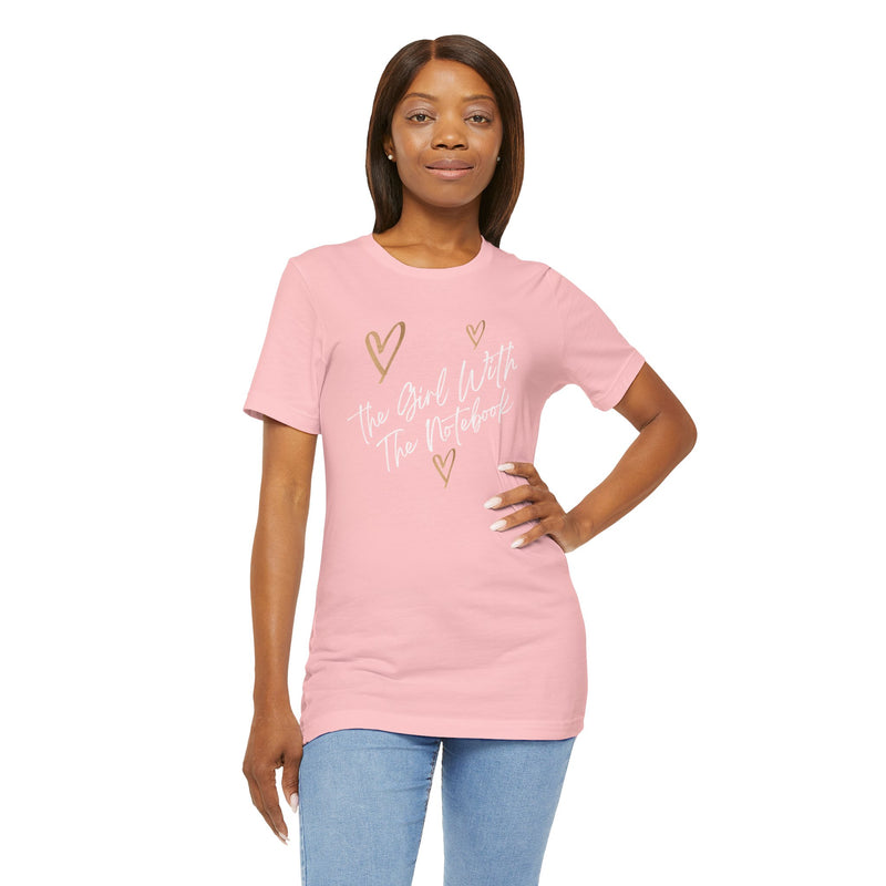 TGWTN Unisex T-Shirt: Brown/White | Light Pink