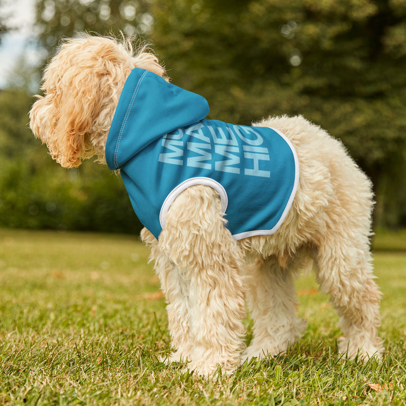 MMMH Pet Hoodie: Turquoise | Light Turquoise