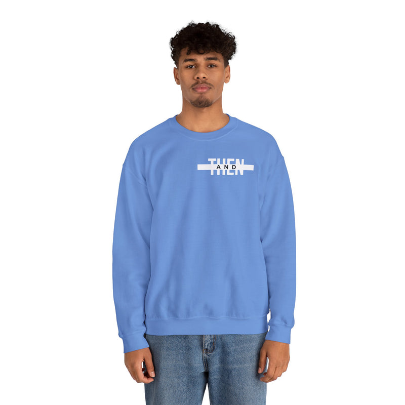 IJTT Unisex Sweatshirt: AT Strike White | Carolina Blue