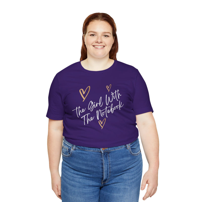TGWTN Unisex T-Shirt: Brown/White | Purple