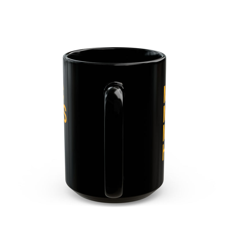 MMMH Black Mug: Gold