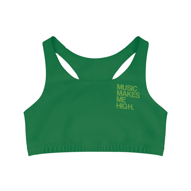 MMMH Sports Bra: Dark Green | Green