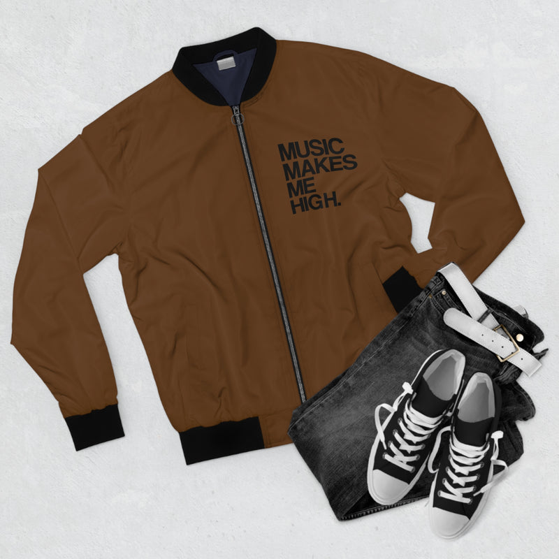 MMMH Unisex Bomber Jacket: Brown | Black