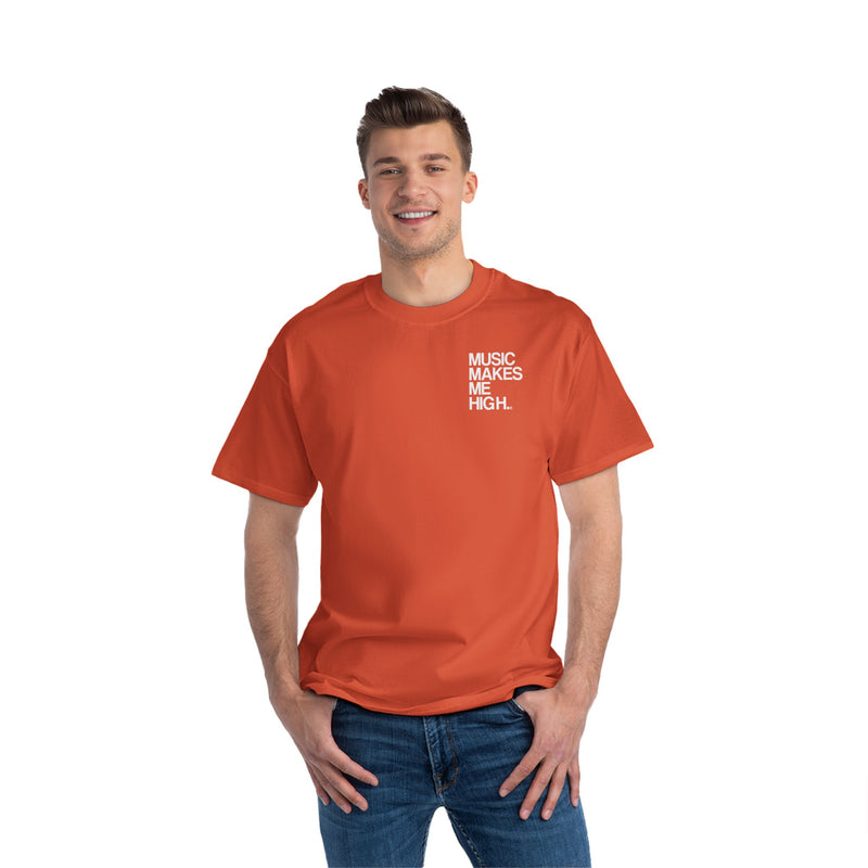 MMMH Unisex T-Shirt: Orange | White Lettering