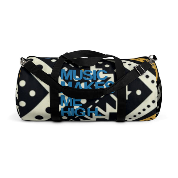 MMMH Duffel Bag: Black Abstract | Blue