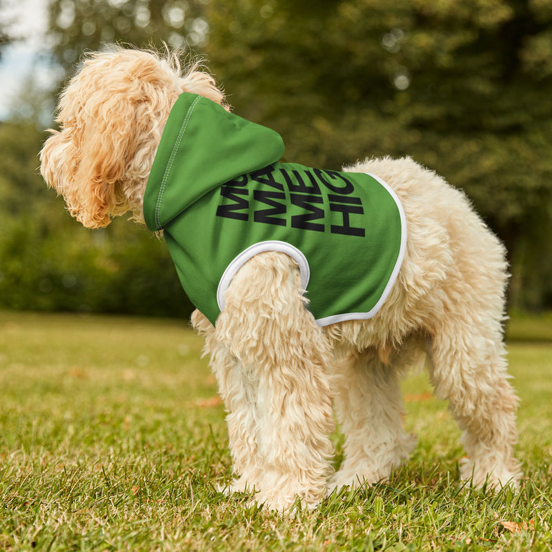 MMMH Pet Hoodie: Green | Black