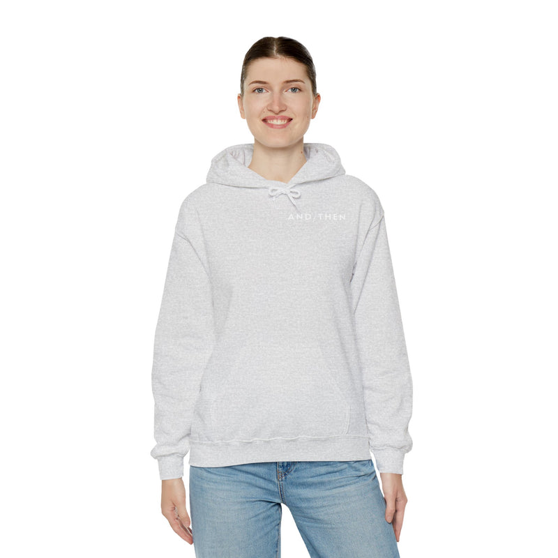 IJTT Unisex Hoodie: AT Slash White | Light Grey