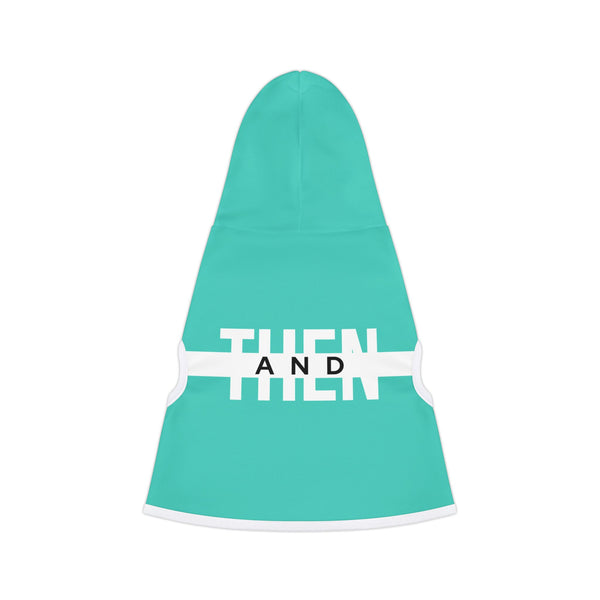 IJTT Pet Hoodie: AT Strike White | Teal