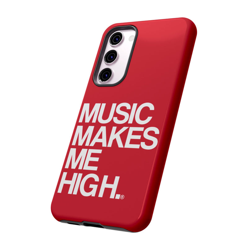 MMMH Classic Phone Case: Dark Red | White